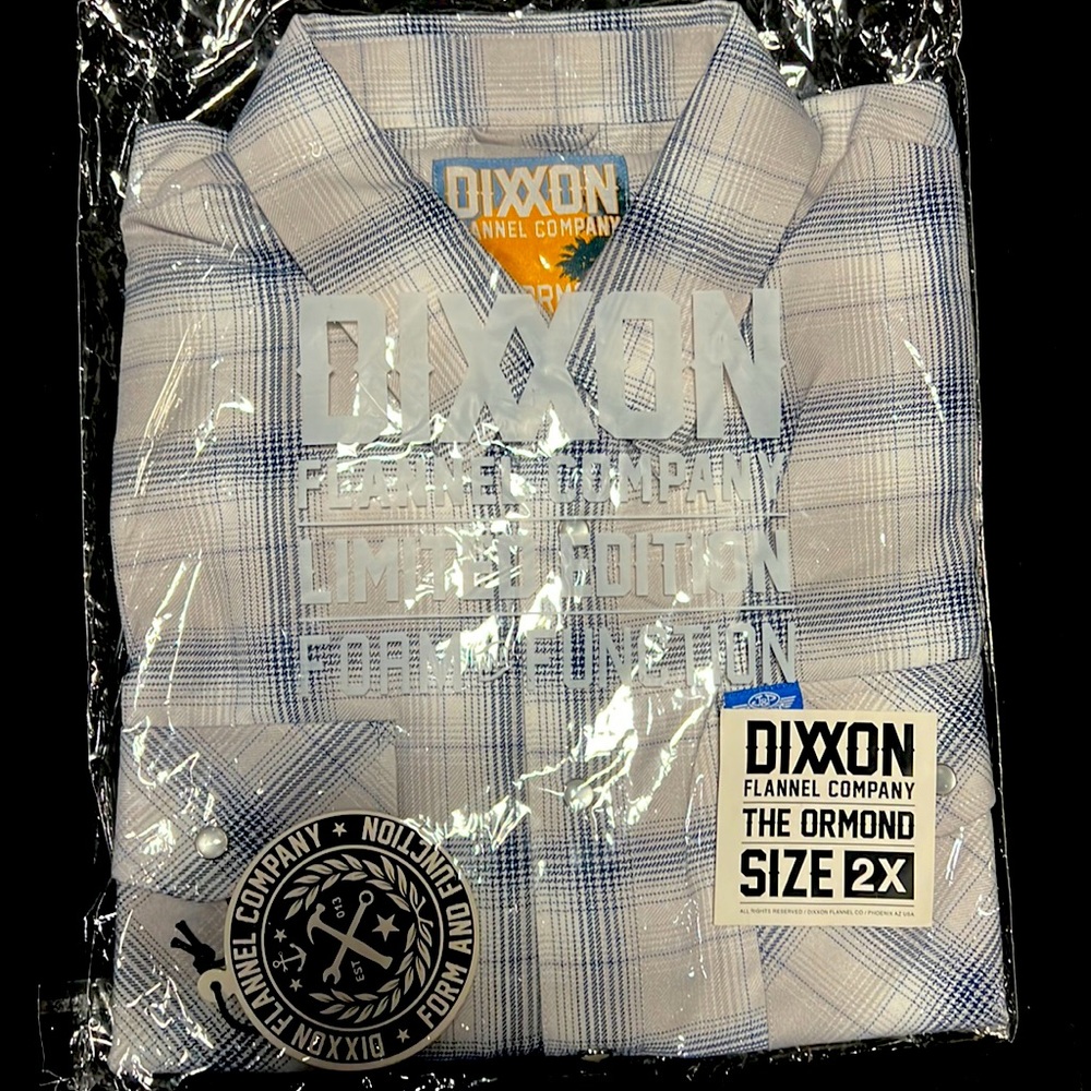 DIXXON Flannel Co. “The Ormond” NIB.Original packaging. Never opened. 2X